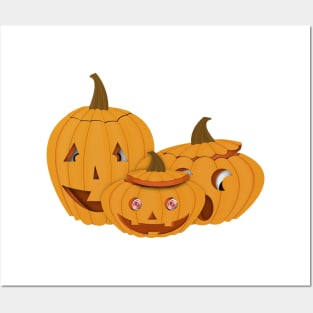 Carved Pumpkins - Happy Halloween Posters and Art